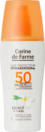 Auchan Corine de farme lait protecteur solaire hydratation corine de farme offre