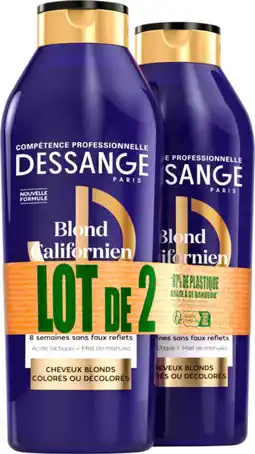 Auchan Dessange shampooing pour cheveux blond californien dessange offre