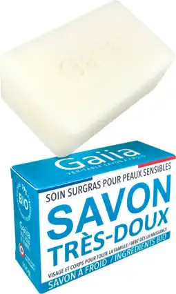 Auchan Gaiia gaia savon tres doux surgras saponifie a froid offre