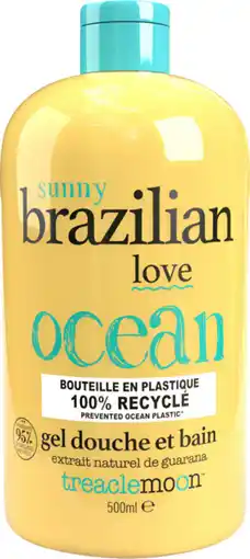 Auchan Treaclemoon gel douche et bain sunny brazilian offre