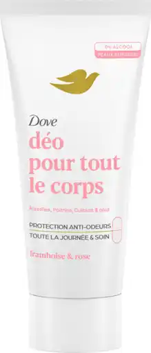Auchan Dove déodorant creme framboise et rose dove offre