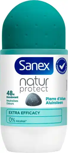 Auchan Sanex déodorant bille pierre d'alun sanex offre