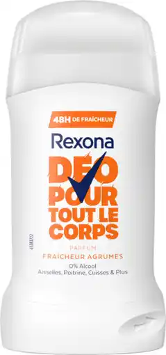 Auchan Rexona déodorant stick anti-odeurs agrumes rexona offre