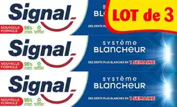 Auchan Signal dentifrice système blancheur signal offre