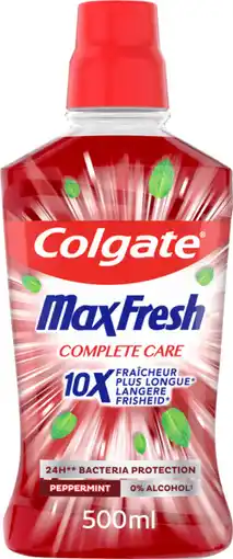 Auchan Colgate bain de bouche max fresh complete care colgate offre