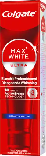 Auchan Colgate dentifrice max white ultra colgate offre