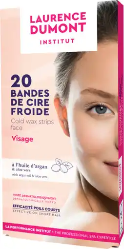 Auchan Laurence dumont bandes de cire froide visage laurence dumont offre