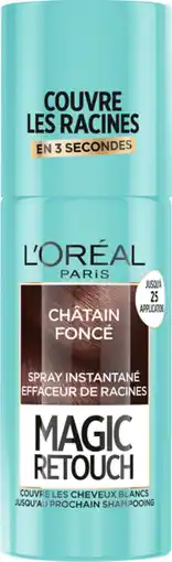 Auchan Supermarché Magic retouch coloration spray retouche racine l'oreal offre