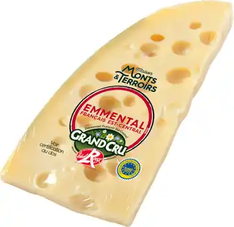 Auchan Supermarché Sans marque emmental grand cru label rouge igp offre