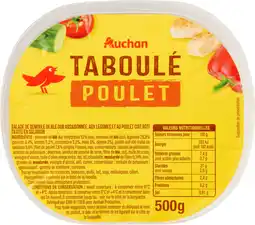 Auchan Supermarché Auchan taboulé au poulet auchan offre