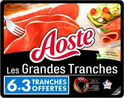 Auchan Supermarché Aoste jambon cru nature aoste offre