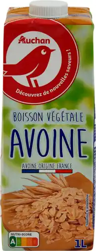 Auchan Supermarché Auchan boisson végétale avoine auchan offre