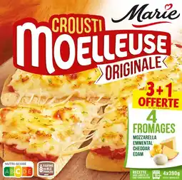 Auchan Supermarché Marie pizza crousti moelleuse originale 4 fromages marie offre