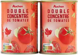Auchan Supermarché Auchan double concentré de tomates auchan offre