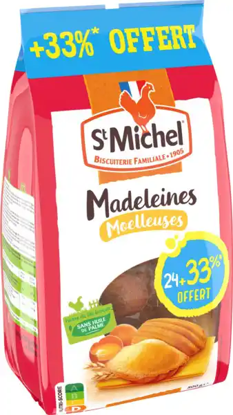 Auchan Supermarché St michel madeleines moelleuses st michel offre