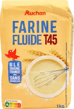 Auchan Supermarché Auchan farine de blé fluide t45 auchan offre