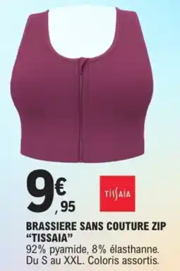 E.Leclerc Brassiere sans couture zip tissaia offre