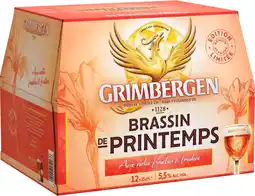 Auchan Supermarché Grimbergen bière grimbergen brassin de printemps offre