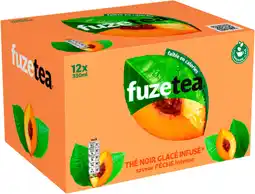Auchan Supermarché Fuze tea fuze tea pêche intense offre