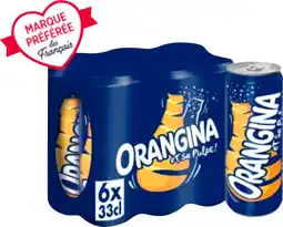 Auchan Supermarché Orangina orangina jaune canettes offre