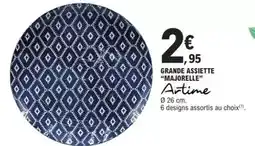 E.Leclerc Express Grande assiette majorelle offre