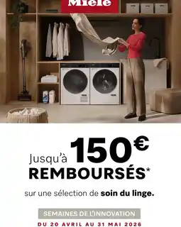 Group Digital Miele - sur une sélection de soin du linge offre