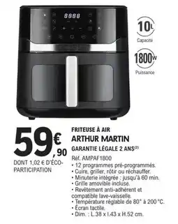 E.Leclerc Express Dim - friteuse à air arthur martin offre