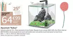 Jardiland Dim - aquarium kubus offre