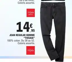 E.Leclerc Jean regular homme tissaia offre