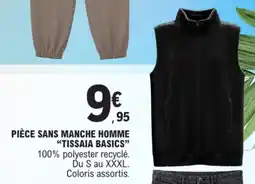 E.Leclerc Pièce sans manche homme tissaia basics offre