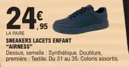 E.Leclerc Sneakers lacets enfant airness offre