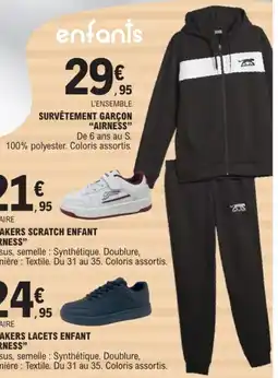 E.Leclerc Survêtement garçon airness offre