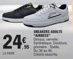 E.Leclerc Sneakers adulte airness offre