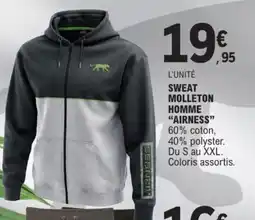 E.Leclerc Sweat molleton homme airness offre