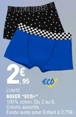 E.Leclerc Boxer eco+ offre