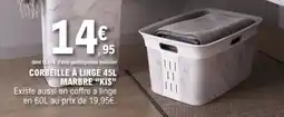 E.Leclerc Corbeille à linge marbre kis offre