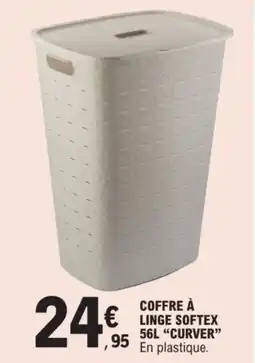E.Leclerc Coffre à linge softex curver offre