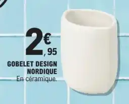 E.Leclerc Gobelet design nordique offre