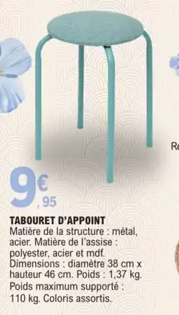 E.Leclerc Tabouret d'appoint offre