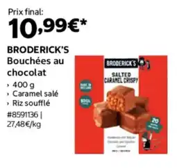Costco Broderick's bouchées au chocolat offre