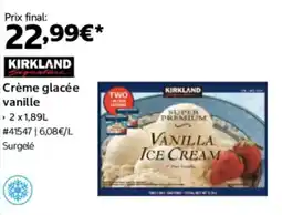 Costco Kirkland crème glacée vanille offre