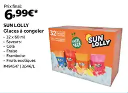 Costco Sun lolly glaces à congeler offre