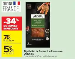 Carrefour Market Aiguillettes de canard à la provençale labeyrie offre