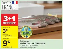 Carrefour Market Truite rose filière qualité carrefour offre