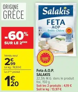 Carrefour Market Feta a.o.p. salakis offre