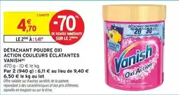 Intermarché Vanish - détachant poudre oxi action couleurs éclatantes offre