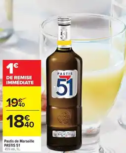Carrefour Market Pastis de marseille pastis 51 offre