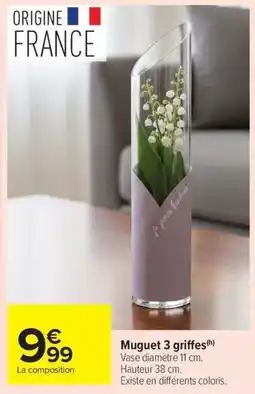 Carrefour Market Muguet 3 griffes offre