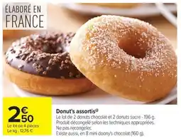Carrefour Market Donut's assortis offre