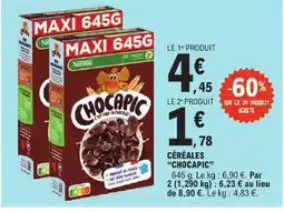 E.Leclerc Nestlé céréales chocapic offre